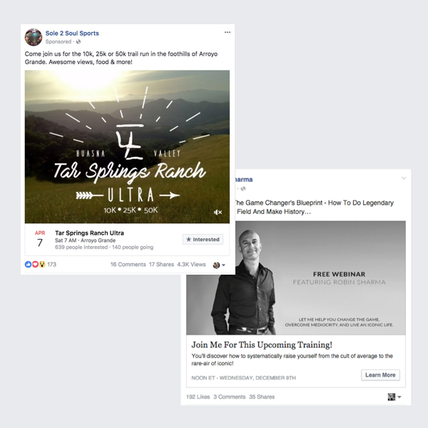 Event ad example