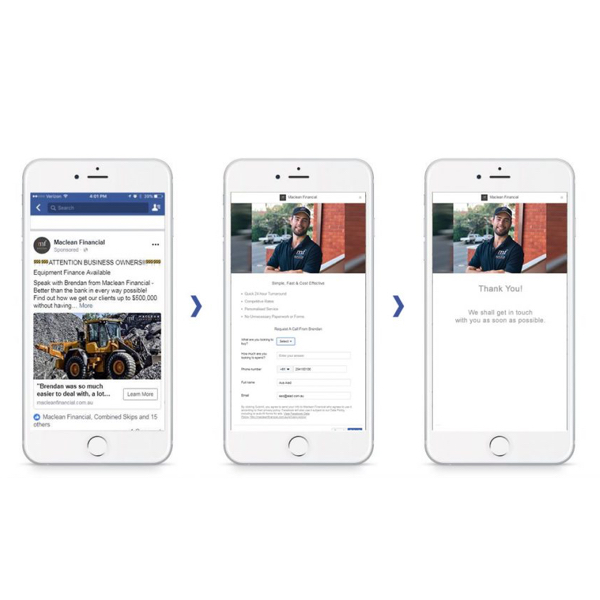 Lead ad example