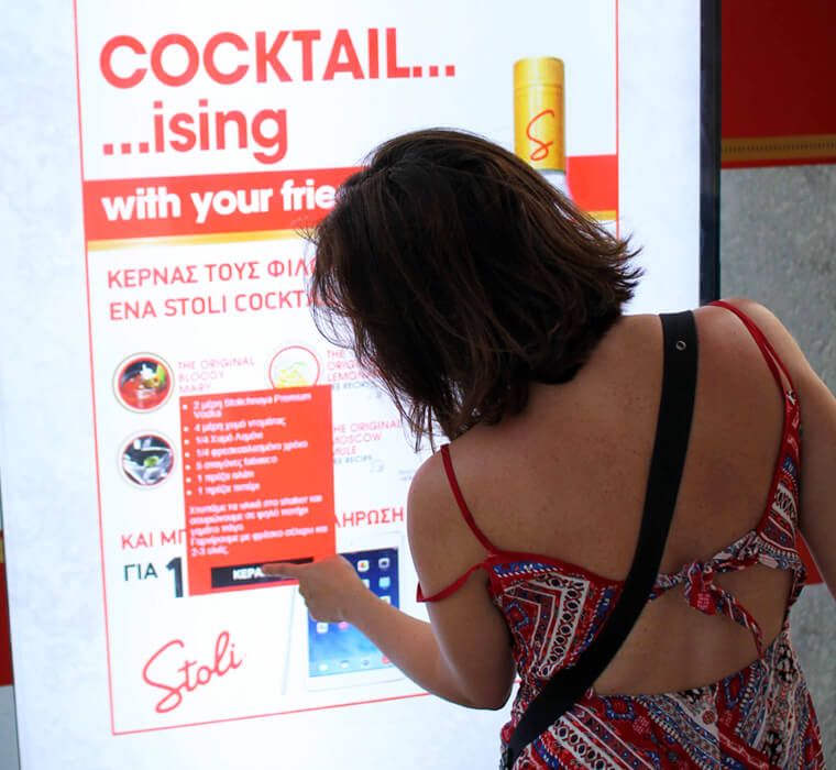 Stoli – Cocktailising digital screens