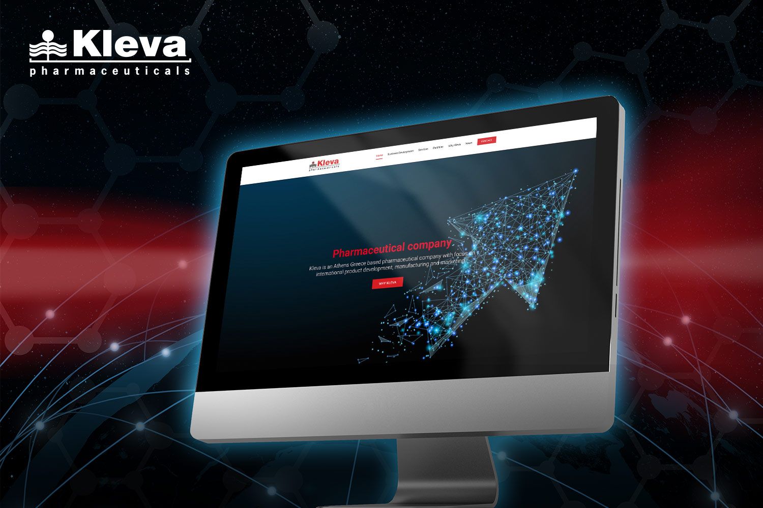 Η Think Plus κατασκεύασε τη νέα ιστοσελίδα της Kleva Pharmaceuticals