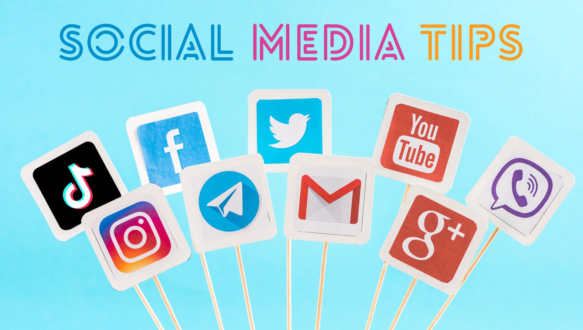 social media tips ecommerce - social media logos