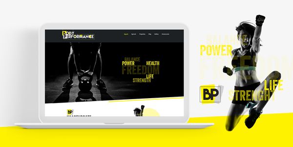 Body Performance Logo & Web Design