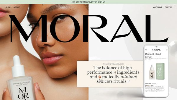 Moral Cosmetics Sgopify e-shop